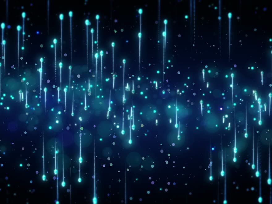 Fluxo de dados digitais representando automação de processos.