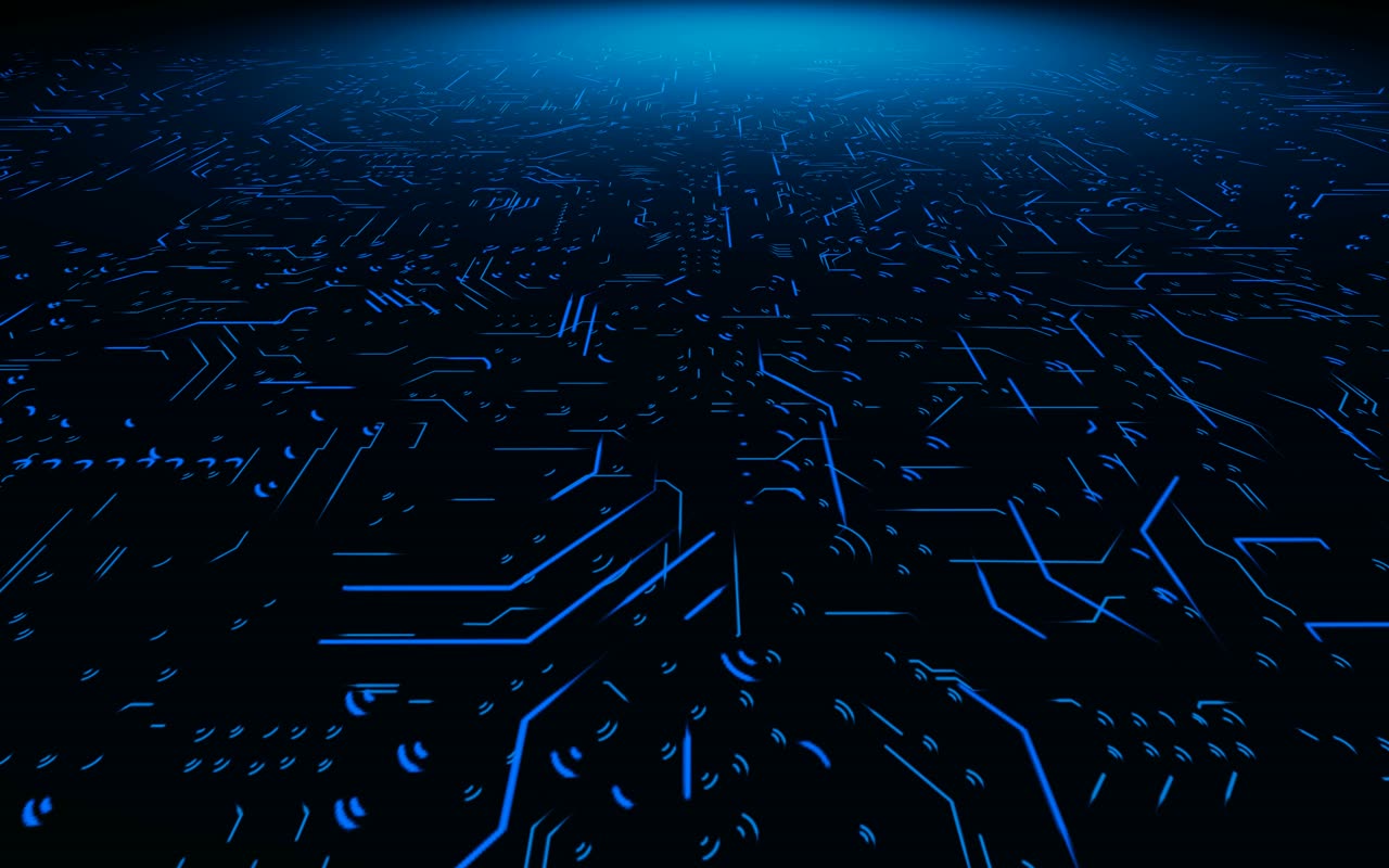 Rede de conexões digitais luminosas representando inteligência integrada.